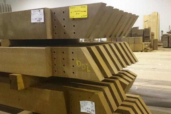 houten vakwerkbrug Bussum